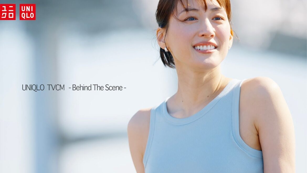 綾瀬はるか、ブラトップで美ボディー披露　ユニクロ新CM「2024 ブラトップ LifeとWear／おでかけ30秒」メーキング