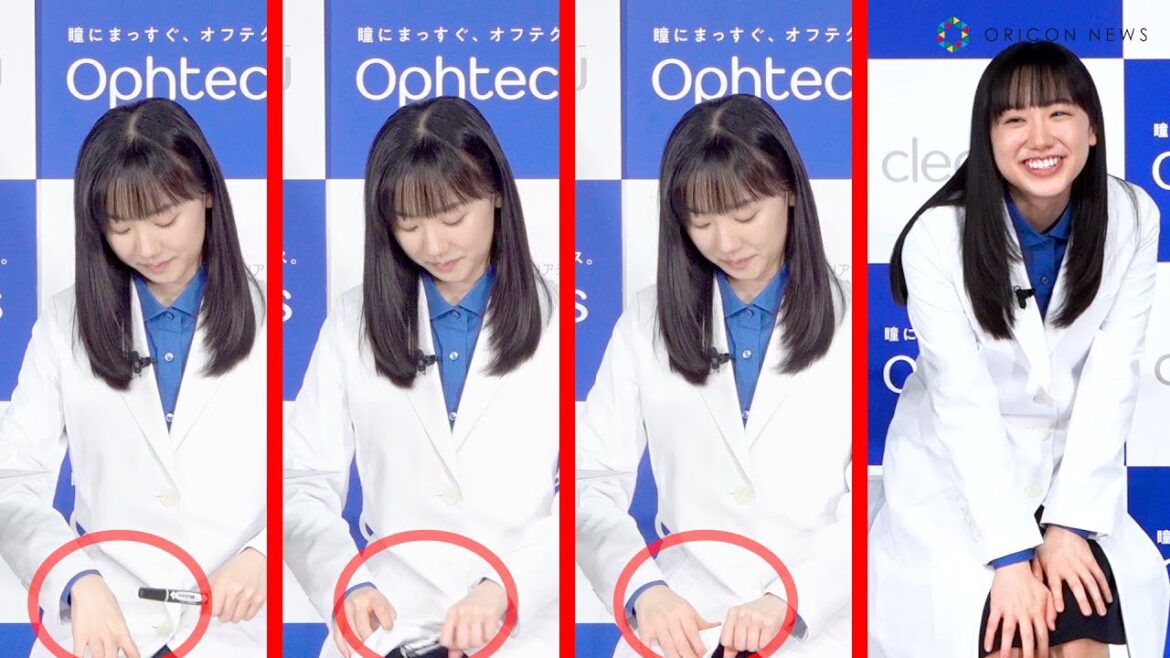 芦田愛菜「天然姿」炸裂か！？ 白衣でまさかのハプニング対応！　『クリアデュー新CM発表会』