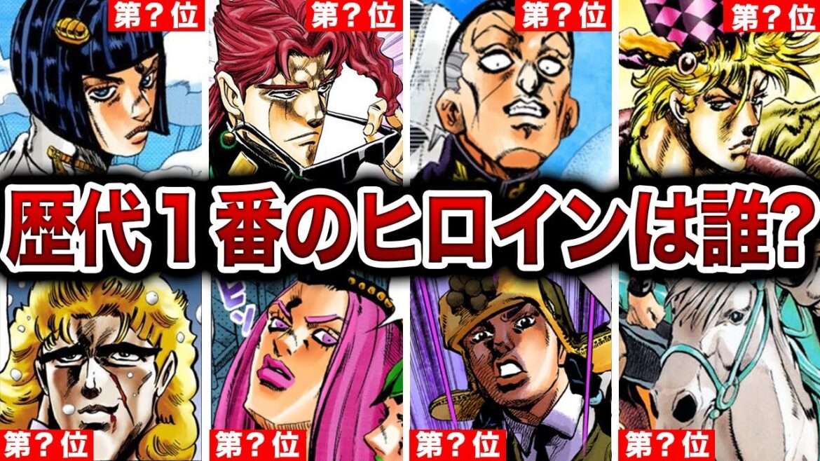 【ジョジョ】結局真のヒロインは誰？1〜8部最高のヒロイン総選挙【ゆっくり解説】