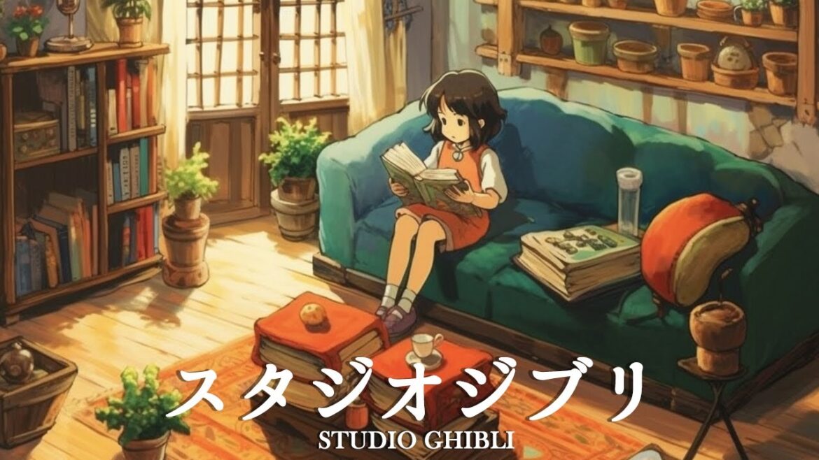 [1 HOUR] Ghibli Medley Piano 1 hour 🌊 Ghibli Music Collection 🎶 Healing Relax Ghibli
