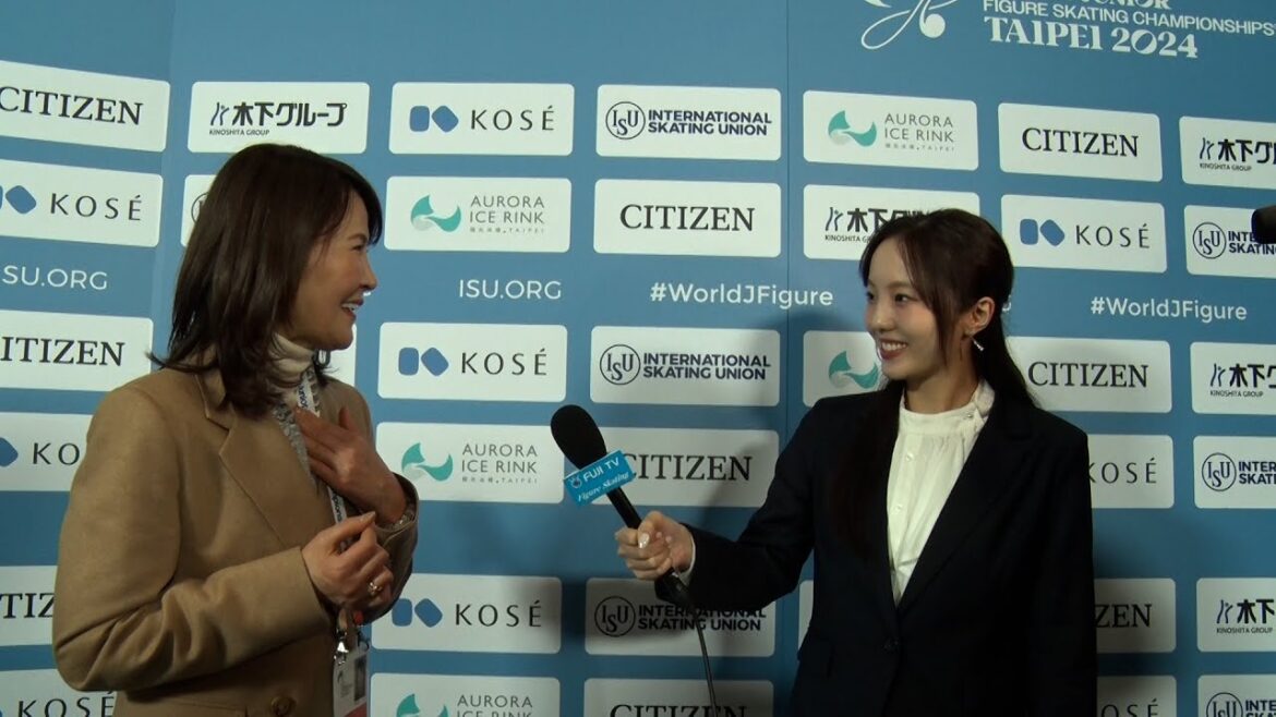 【世界ジュニア2024】濱田美栄コーチ　インタビュー（現地フィールドキャスター本田真凜さん）