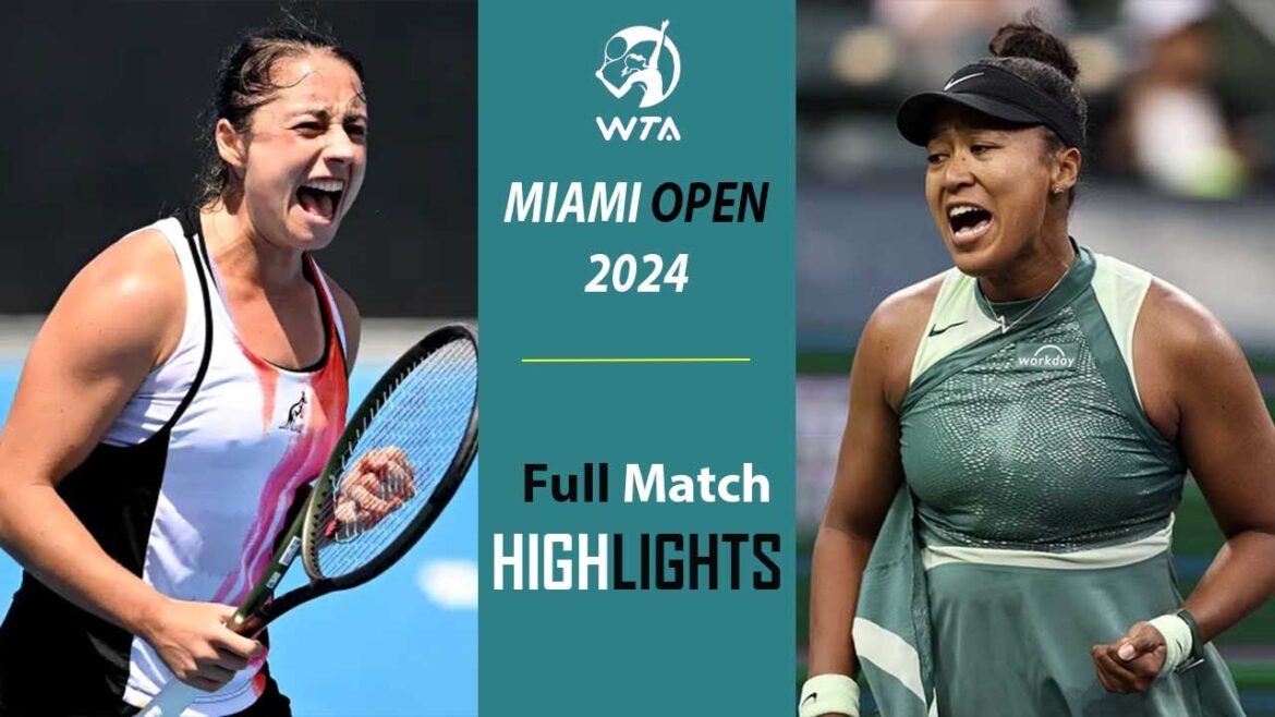 Naomi Osaka vs Elisabetta Cocciaretto MATCH Highlights | Miami Open 2024 | 3.20.2024