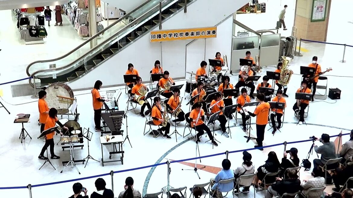 「地球儀(Spinning Globe)」スタジオジブリ『君たちはどう生きるか』主題歌＜千葉県印西市立印旛中学校吹奏楽部@千葉県成田市＞[2024-02-25]