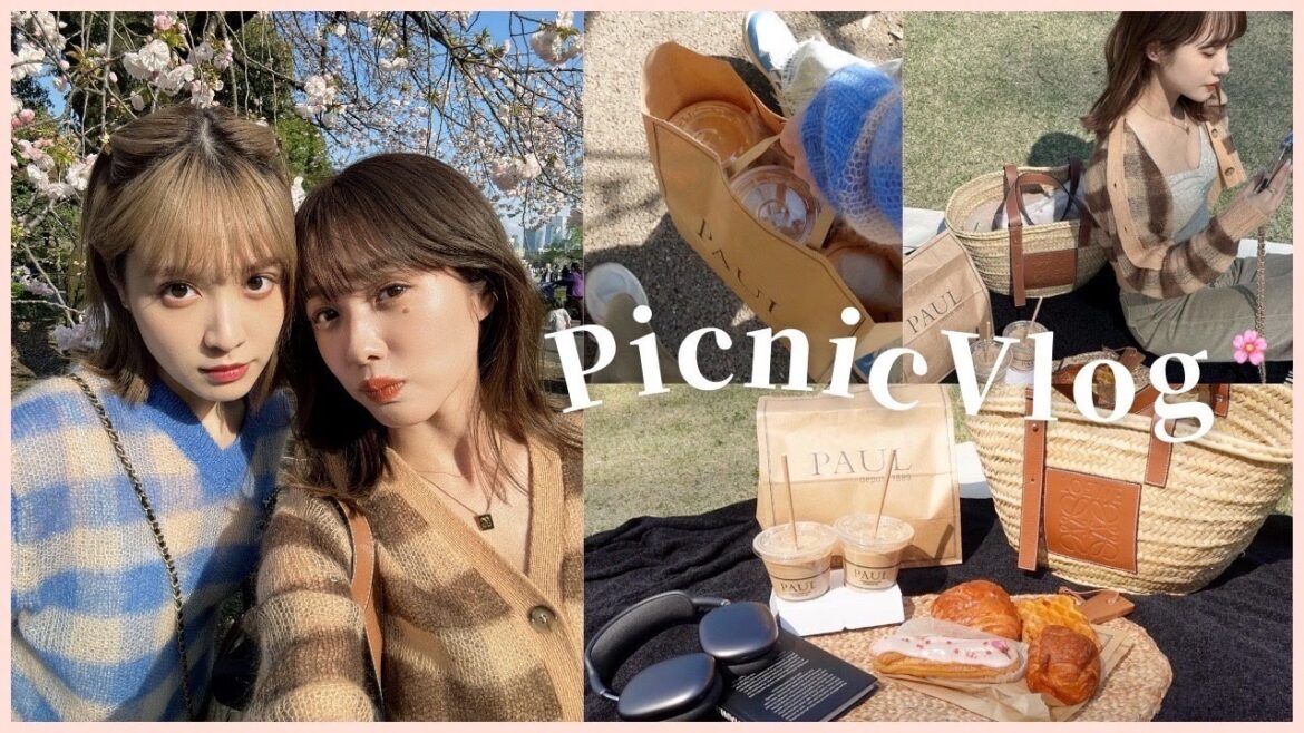 【Vlog】最高な天気にピクニックしてきました🥐🌸食べて食べて食べまくり~ 【Vlog】最高な天気にピクニックしてきました🥐🌸食べて食べて食べまくり~