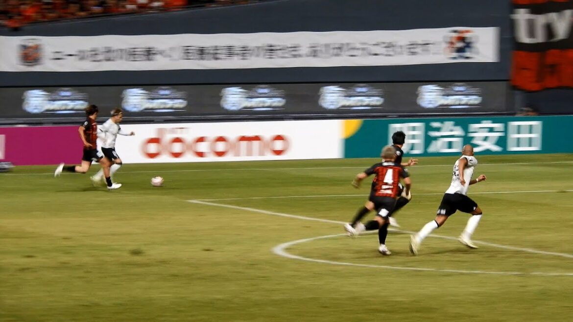 松尾のクロスにチアゴ～2024年3月10日 コンサドーレ札幌vs浦和レッズ