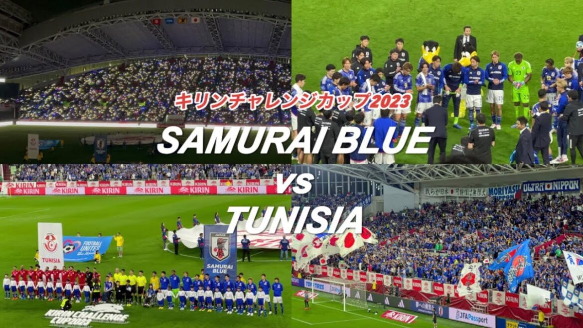 【サッカー日本代表】キリンチャレンジカップ2023 チュニジア戦⚽️｜メインスタンド観戦🏟️
