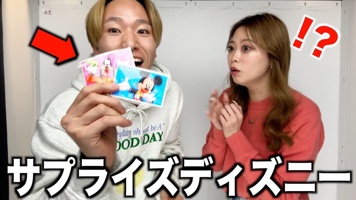 【サプライズ】彼女にいきなりディズニーチケットプレゼントしたら泣いて喜んでくれました。