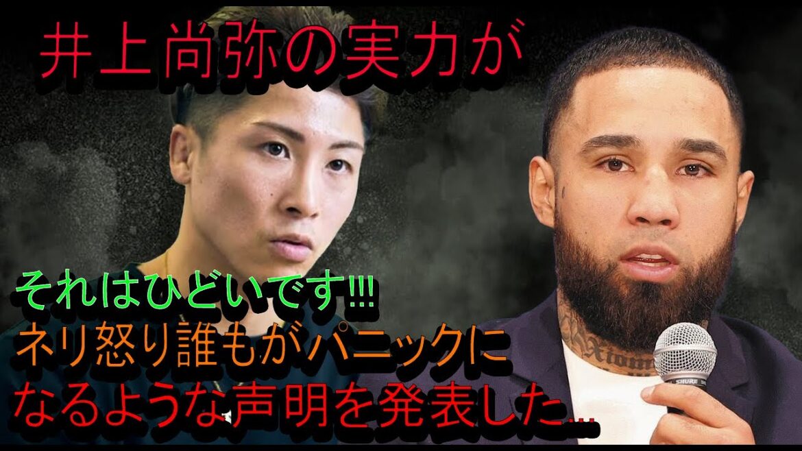 【速報】井上尚弥の実力がそれはひどいです!!!ネリ怒り誰もがパニックになるような声明を発表した...