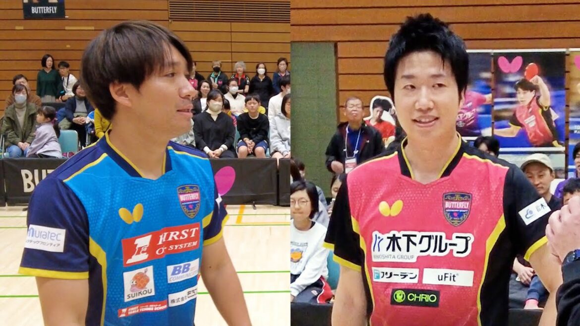 水谷隼＆高木和卓「CHOFUドリームプロジェクト 卓球フェスティバル」