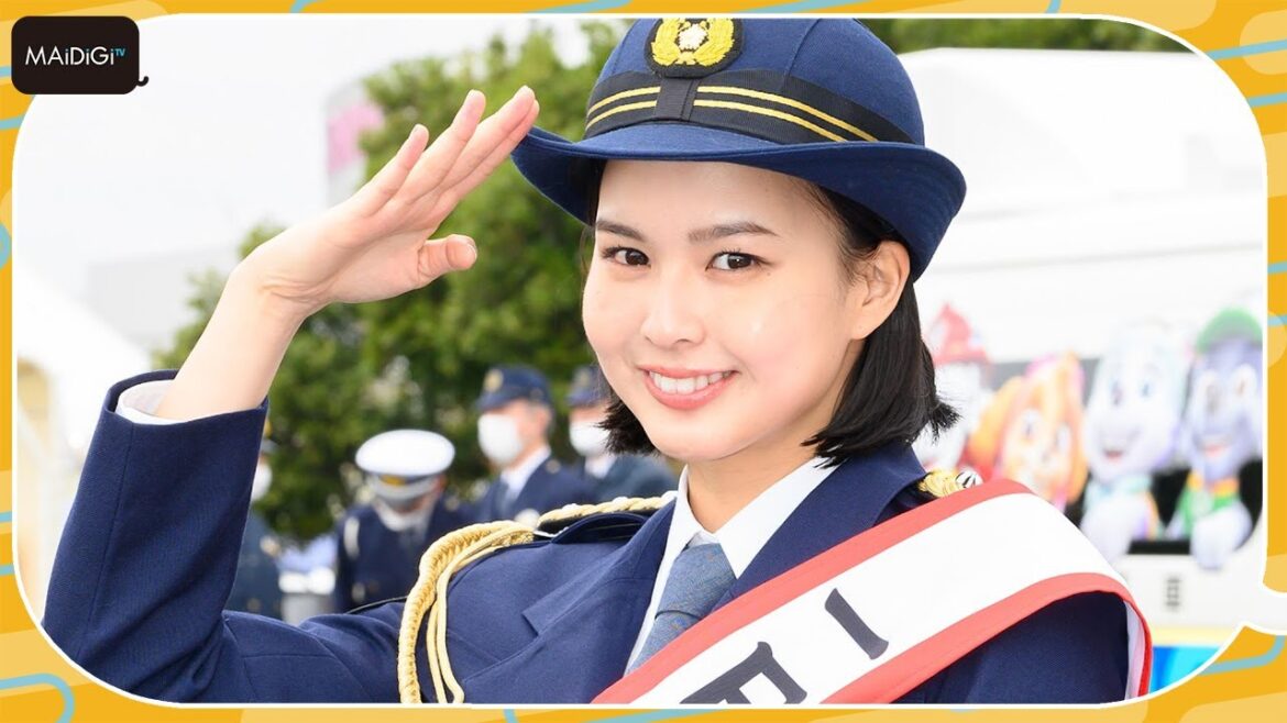 貴乃花と河野景子の娘・白河れい、一日警察署長に　「いつかはお芝居でも警察官の役ができたらうれしい」