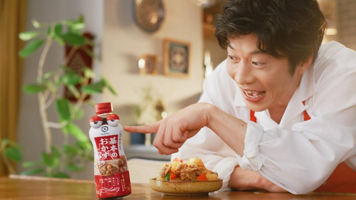 田中圭＆津田健次郎、“ふたり”の軽快なやりとりに注目　「キッコーマン 基本のおかずつゆ」新CM「基本のおかずつゆ おかずつゆさん」編