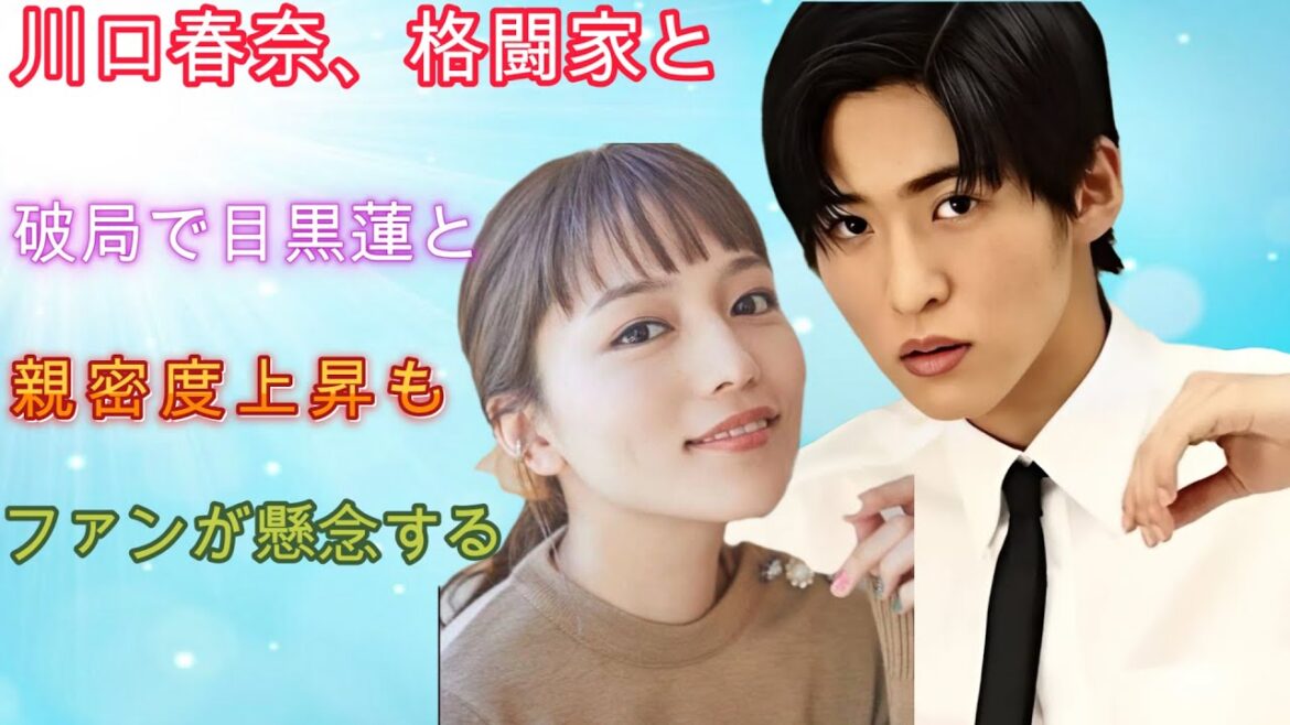 川口春奈、格闘家との破局で目黒蓮との親密度上昇もファンが懸念する