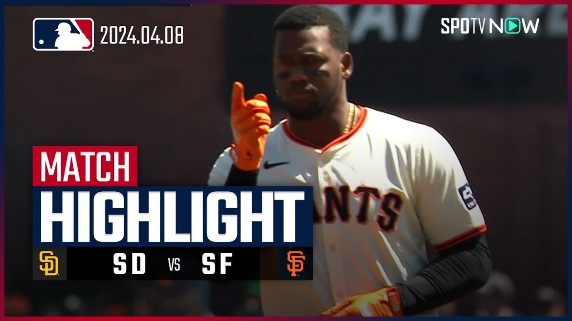 【松井裕樹が7回に登板!】パドレス vs ジャイアンツ 試合ハイライト MLB2024シーズン 4.8 【松井裕樹が7回に登板!】パドレス vs ジャイアンツ 試合ハイライト MLB2024シーズン 4.8