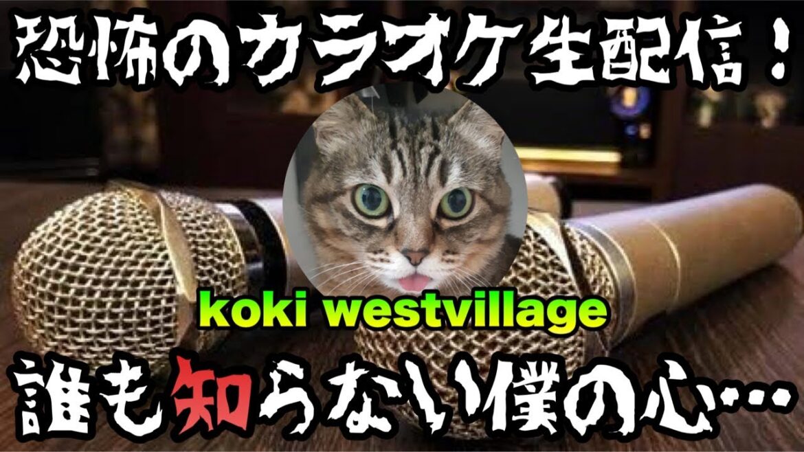 koki westvillageの恐怖の一人カラオケ生配信！