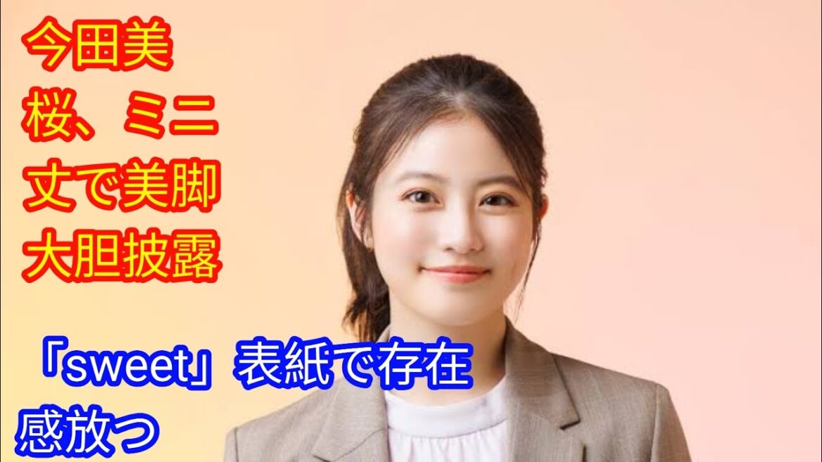 今田美桜、ミニ丈で美脚大胆披露[japan News]「sweet」表紙で存在感放つ