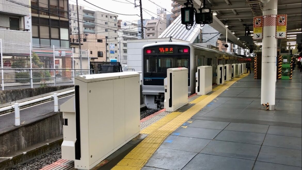 小田急線 相模大野駅 1番ホーム ホームドア設置