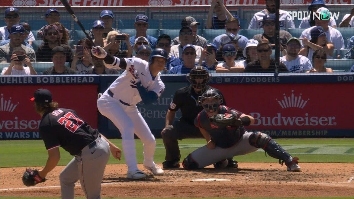 【ドジャース大谷翔平 第3打席はライト前ヒット！】変化球を上手く拾って、2試合連続のマルチ安打！