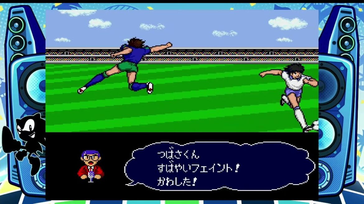 【メガCD版キャプテン翼】#5 中学生編 新田with大友カルテット 西尾くんの顔が何故滝のままなんだ？ #キャプテン翼 #メガドラミニ2 #メガCD #captainTSUBASA