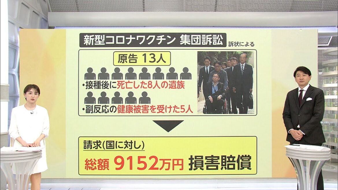 コロナワクチンで国を集団提訴　政府「健康被害については周知」