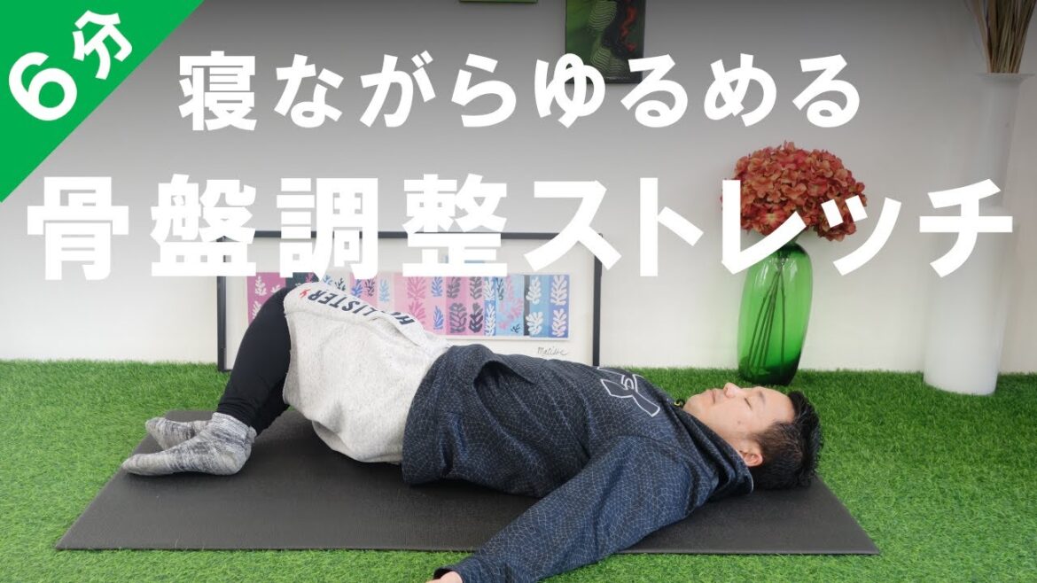 気持ちいい！骨盤調整するストレッチ #456