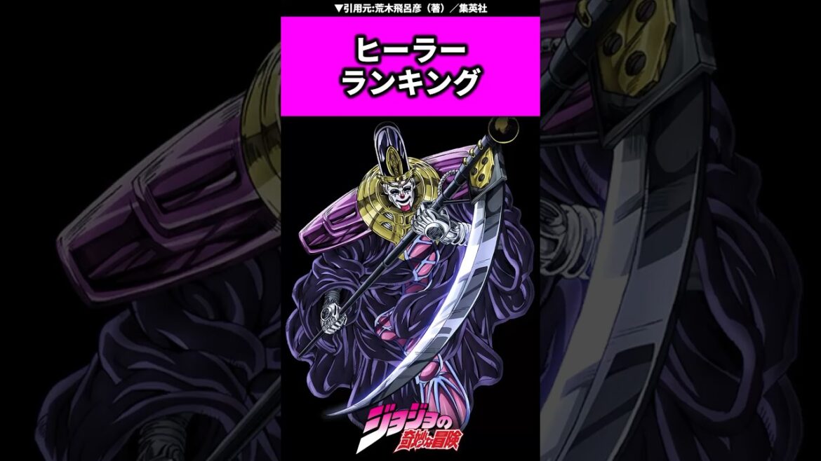 【ジョジョ】ヒーラーランキング！#ジョジョ #ジョジョの奇妙な冒険 #jojo #jjba #shorts