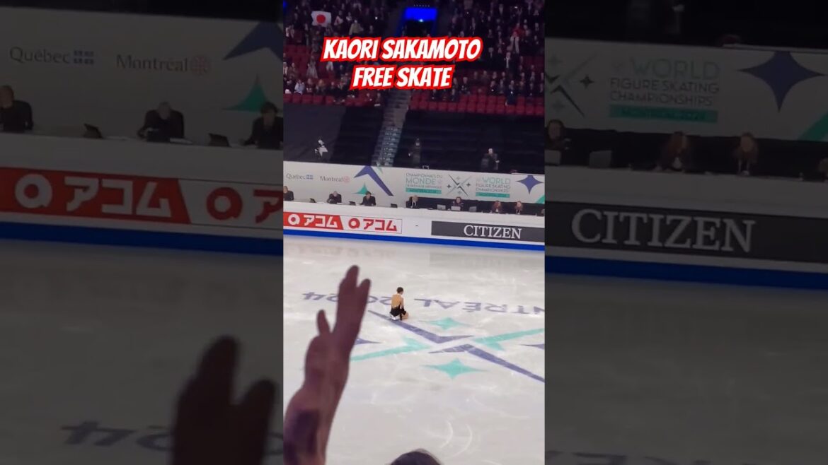 Kaori Sakamoto Free Skate Ending World Figure Skating Championships 2024