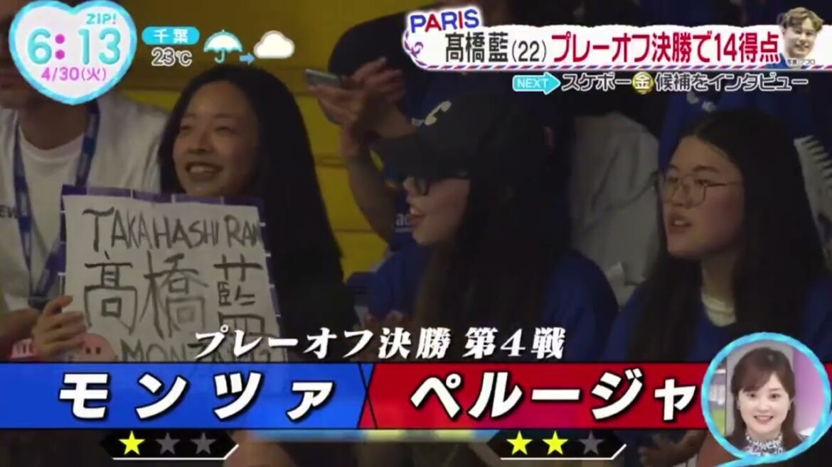 4月30日【バレーボール】石川祐希（２８歳）両チーム最多２８得点＆ＭＶＰ● 高橋藍（２２歳）プレーオフ決勝で１４得点『ＺＩＰ！』2024年4月30日【HD】