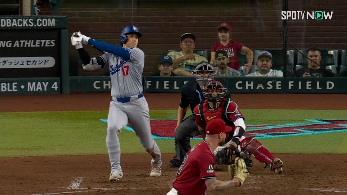 【ドジャース・大谷翔平 第5打席でタイムリーヒット！】逆方向に見事なバッティング！これで今季19打点目の5試合ぶりマルチ安打！