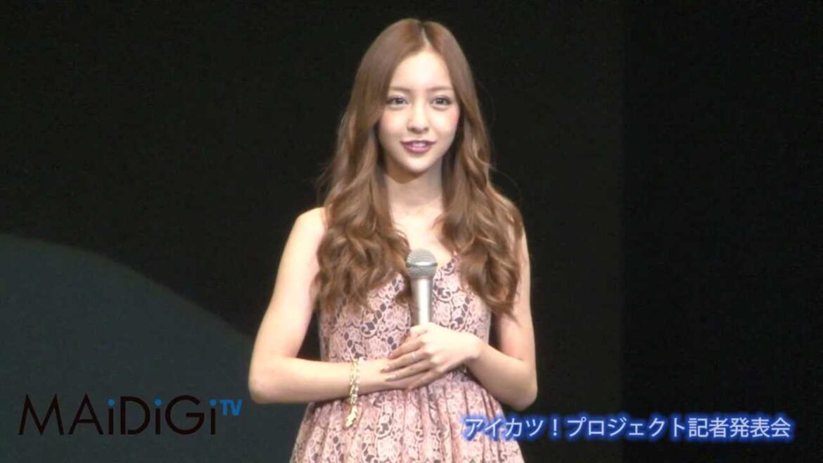 AKB48 板野友美登場！　アイカツ！プロジェクト記者発表会