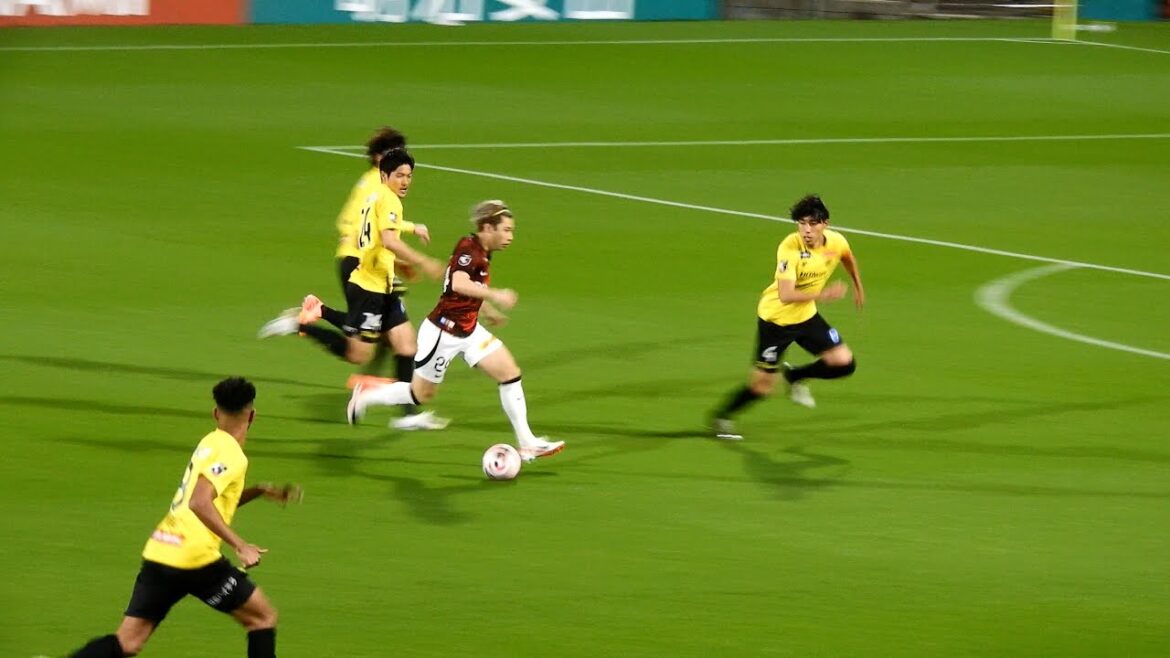 佐藤のロングフィードに松尾～2024年4月12日 柏レイソルvs浦和レッズ