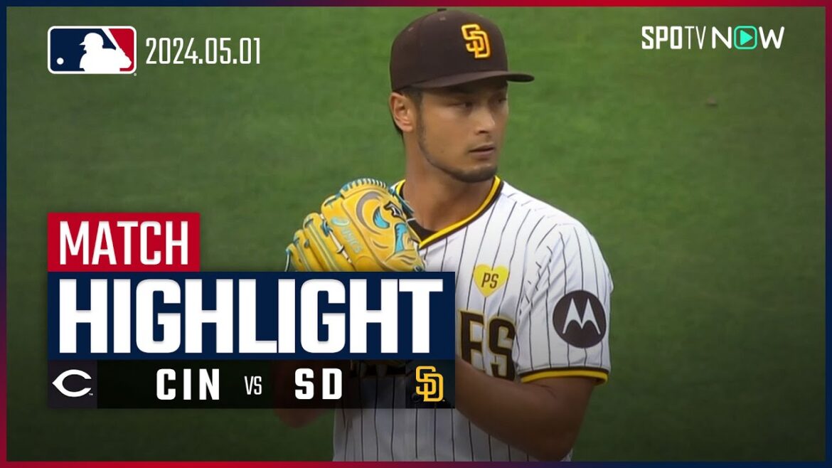 【ダルビッシュ有が復帰戦で5回無失点！】レッズ vs パドレス 試合ハイライト MLB2024シーズン 5.1