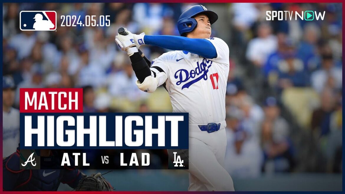 【大谷の第8号HRにマンシーが3HR！先発グラスノーは7回2失点10Kで6勝目】ブレーブス vs ドジャース 試合ハイライト MLB2024シーズン 5.5