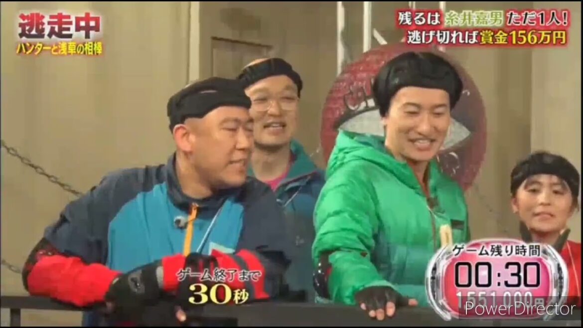 【逃走中】〜ハンターと浅草の相棒〜 糸井嘉男逃走成功シーン