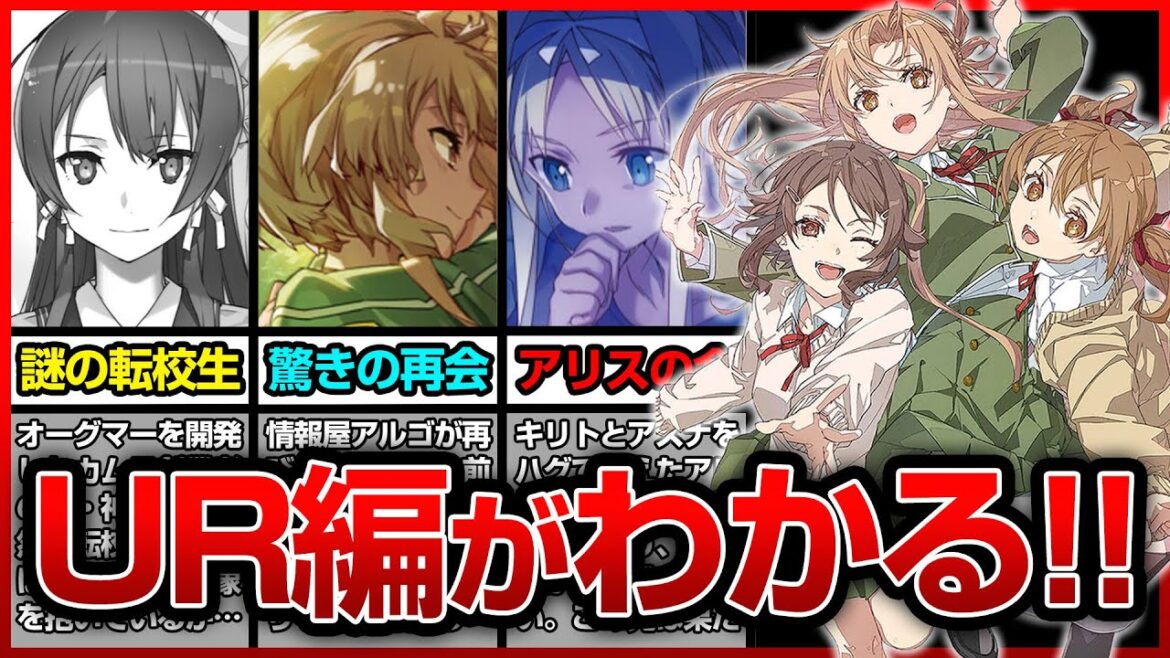 【SAO】新章「UR編」が大体わかる動画（サイド：現実世界）【ソードアート・オンライン】※ネタバレ注意