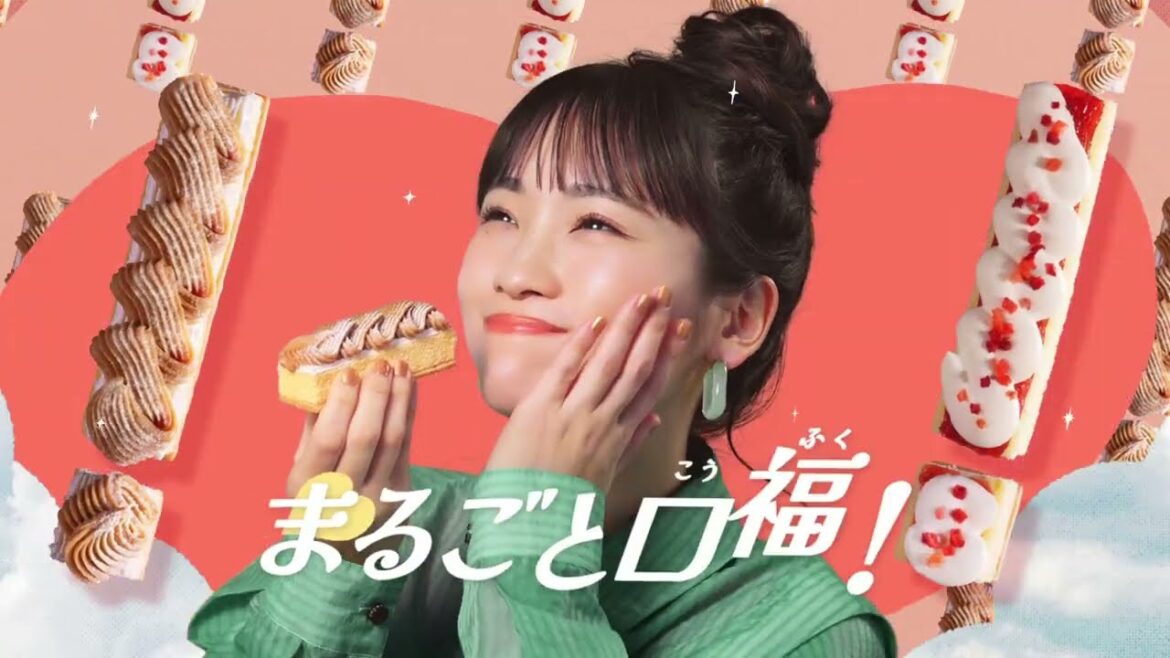 川栄李奈が濃厚モンブランのご褒美スティックケーキにうっとり　ローソンウチカフェ新テレビCM「ご褒美スティックケーキ なにこれ!?」篇