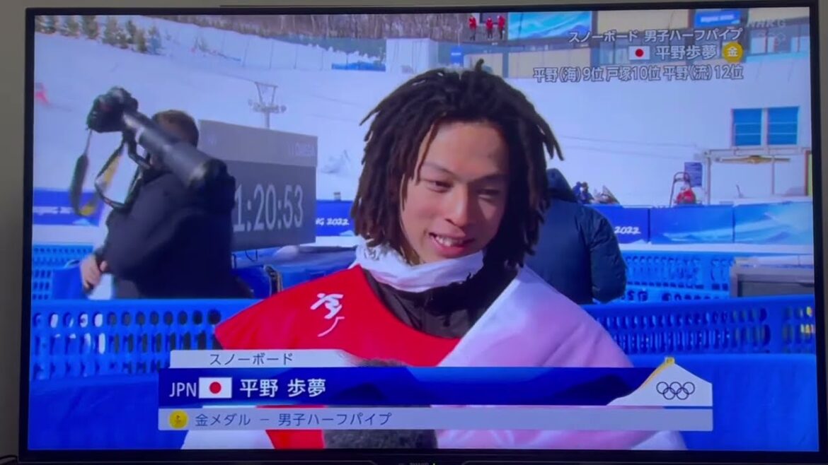 平野歩夢選手 北京五輪 決勝後インタビュー