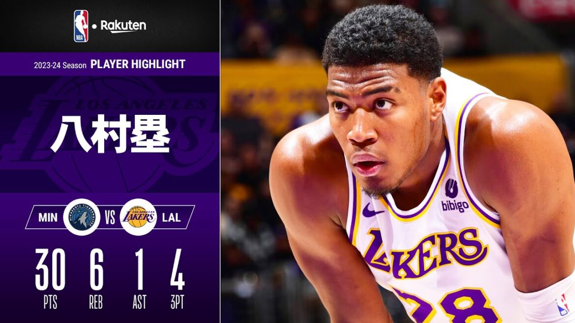 【2大エースを欠く中で健闘】八村塁が3ポイントシュート4本を沈め30点・6リバウンドの大活躍|2023-24シーズン ハイライト(2024/4/8)【NBA Rakuten】 【2大エースを欠く中で健闘】八村塁が3ポイントシュート4本を沈め30点・6リバウンドの大活躍|2023-24シーズン ハイライト(2024/4/8)【NBA Rakuten】