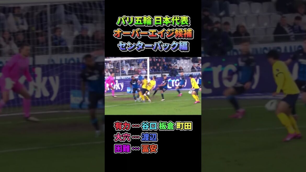 [動画] オーバーエイジ 誰になる?? CB編 #サッカー日本代表 #shorts
