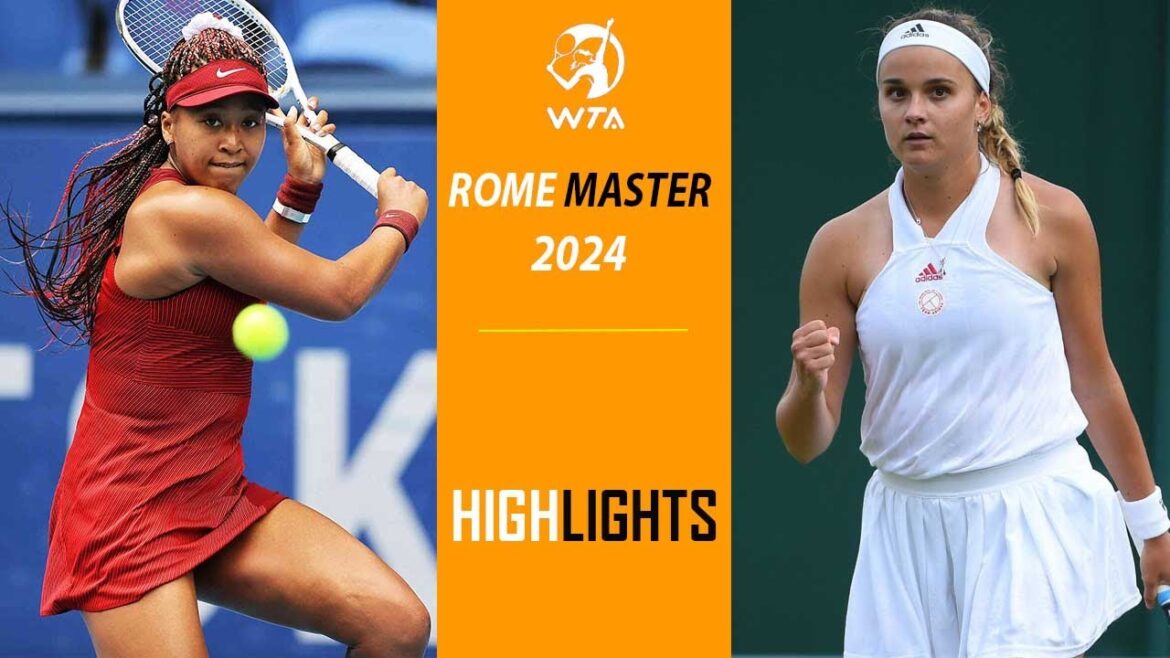 Naomi Osaka vs Clara Burel Highlights | Rome 2024 | 5.8.2024 Naomi Osaka vs Clara Burel Highlights | Rome 2024 | 5.8.2024