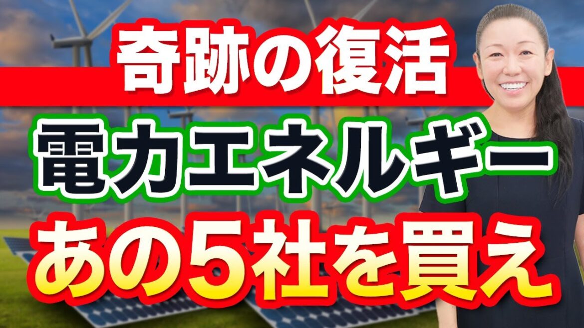 【奇跡の復活】電力エネルギー あの５社を買え