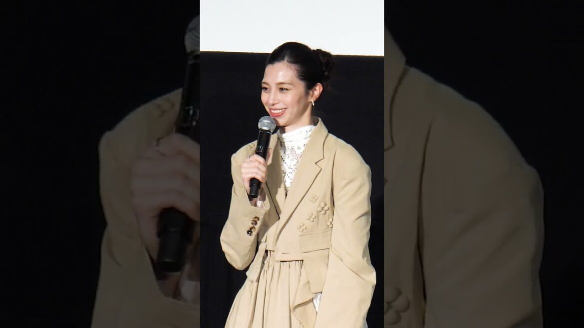 中条あやみ、舞台挨拶で関西弁トークも自虐「しゃべりすぎて声が枯れてる」 #中条あやみ #shorts