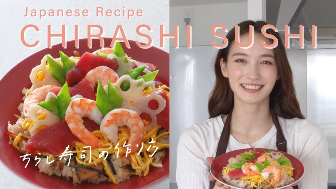 【おうちごはん】英語で和食！ちらし寿司レシピ✨