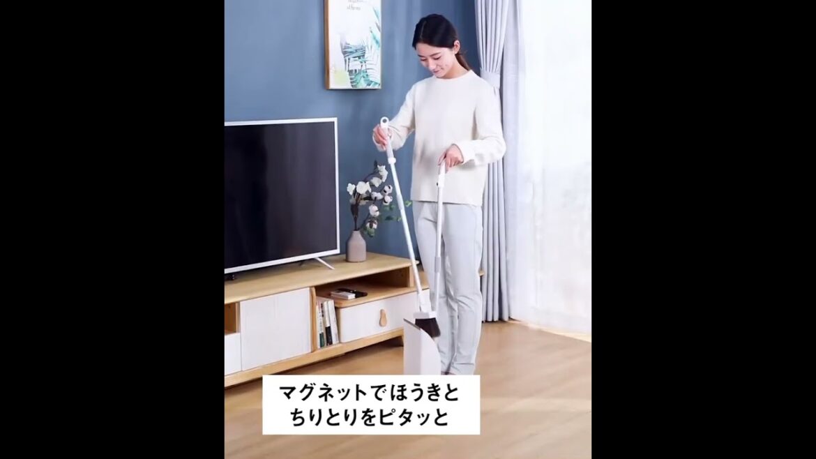 Joybos®  マグネットほうきとちりとり 26cm