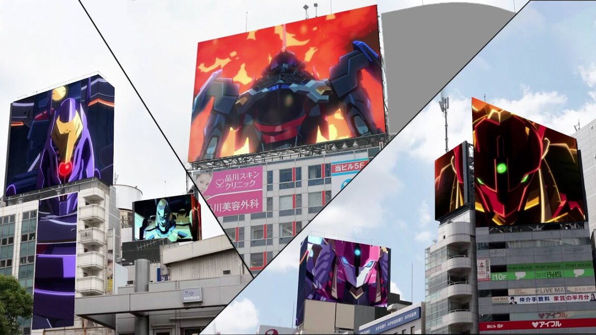 「コードギアス 奪還のロゼ」渋谷ヒットビジョン広告C モニター合成ver.