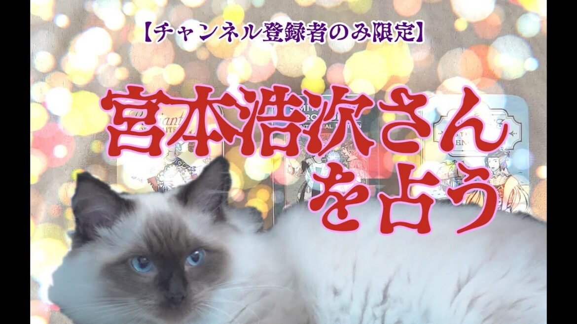 【チャンネル登録者限定】宮本浩次さんを占う【モテ仕事？】