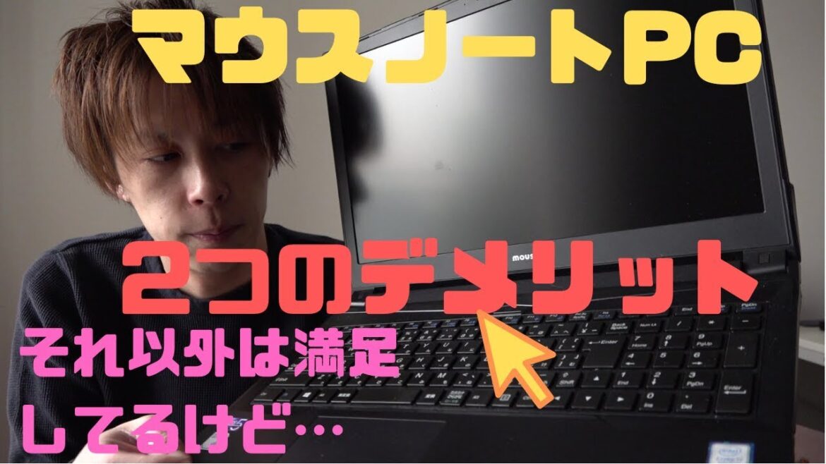 【レビュー】マウスコンピューター使ってデメリット発見【キーボードと液晶】