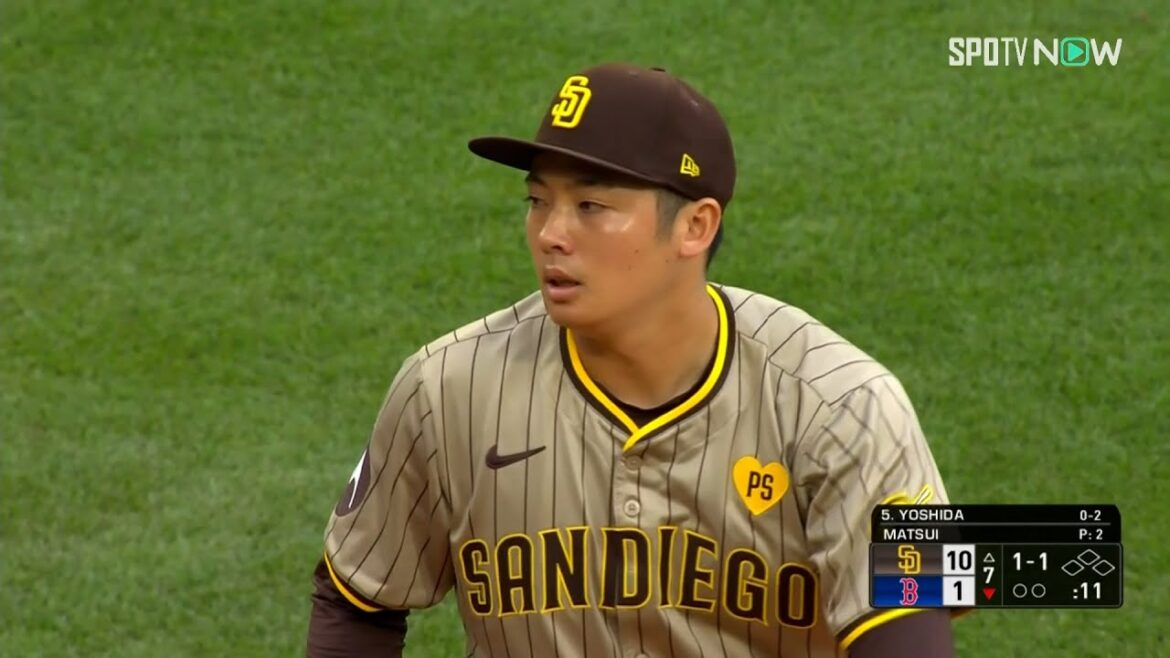 【松井裕樹vs吉田正尚の日本人対決！】松井は11試合連続無失点！