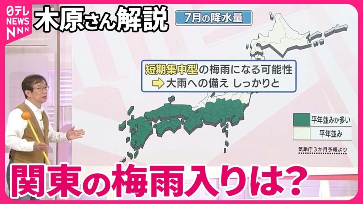 【気象解説】今後の雨の見通し  関東の梅雨入りはいつ？