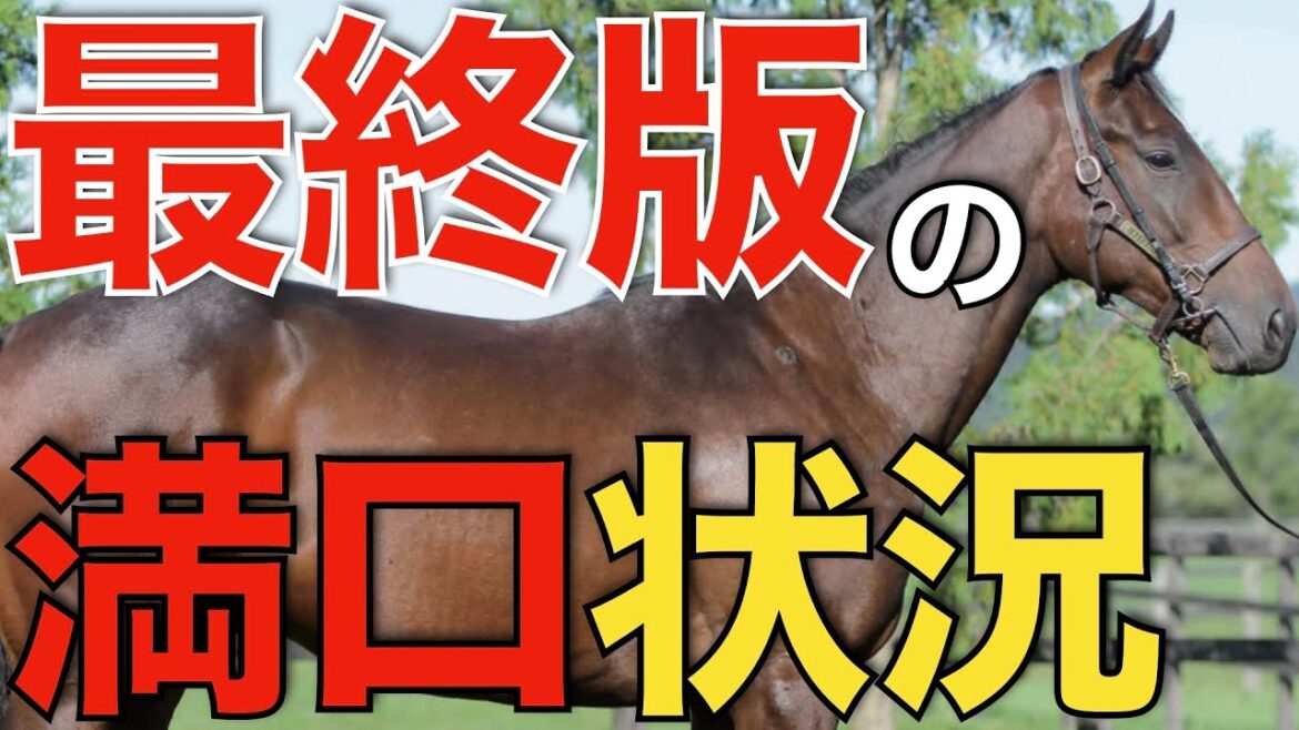 人気種牡馬の証明！2024年に満口となった種牡馬たち。