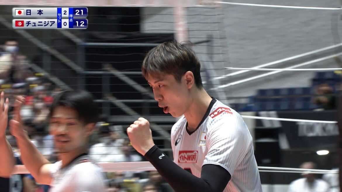 日本×チュニジア 小野寺太志 スーパープレー【FIVBパリ五輪予選／ワールドカップバレー2023】